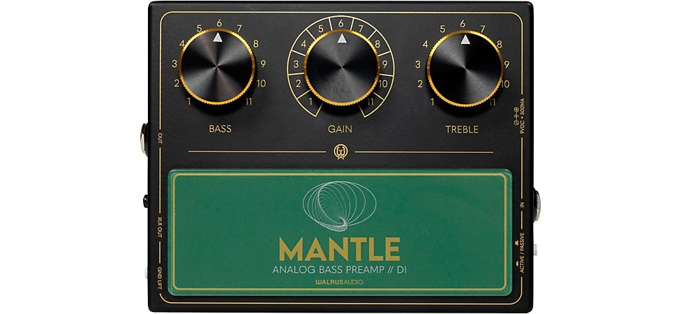Walrus Audio Mantle Bass Preamp/DI Effect Pedal