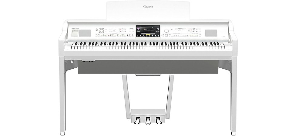 Yamaha Clavinova CVP-809 Console Digital Piano in Polished White