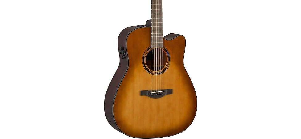 Yamaha TAG1 C TransAcoustic Dreadnought Cutaway Acoustic-Electric Guitar in Sand Burst