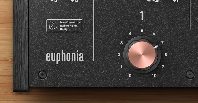 AlphaTheta EUPHONIA Professional 4-Channel Rotary Mixer Rupert Neve Designs Transformer