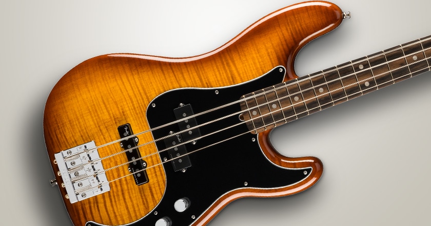 : Fender American Ultra Tiger's Eye P-Bass