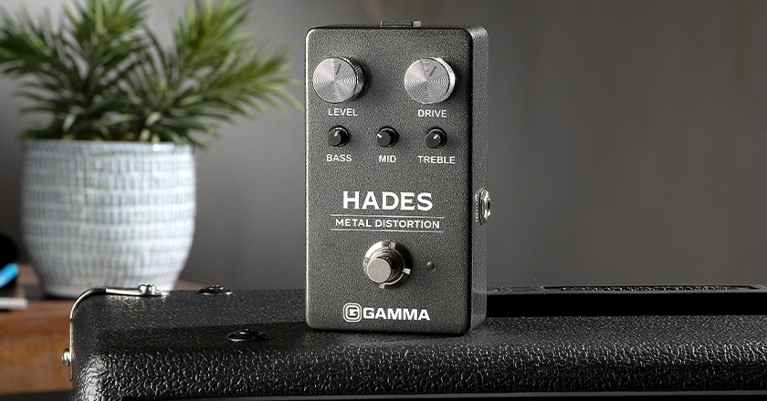 Gamma Hades Metal Distortion Effects Pedal