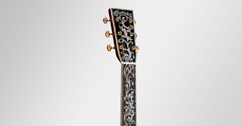 Martin CFMIV 50th Anniversary D-50 Neck and Headstock Inlay