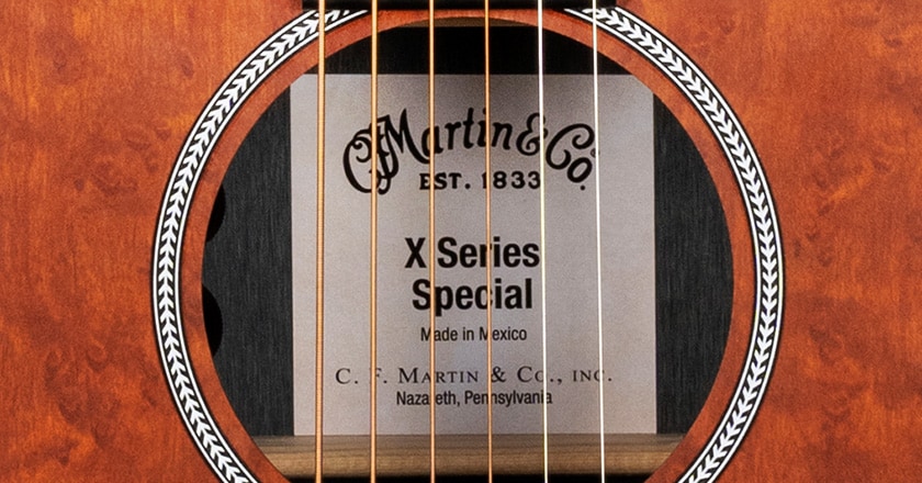 Martin HPL Cognac Birdseye X Series GPC Soundhole