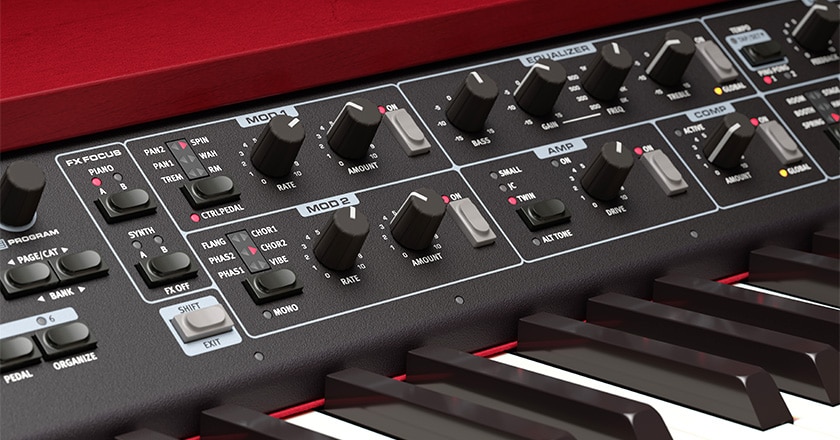 Nord Grand 2 Digital Piano Effects Section