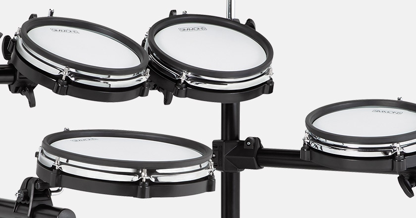Detailed picture of Simmons SD600 dual-ply, dual-zone mesh electronic drum pads