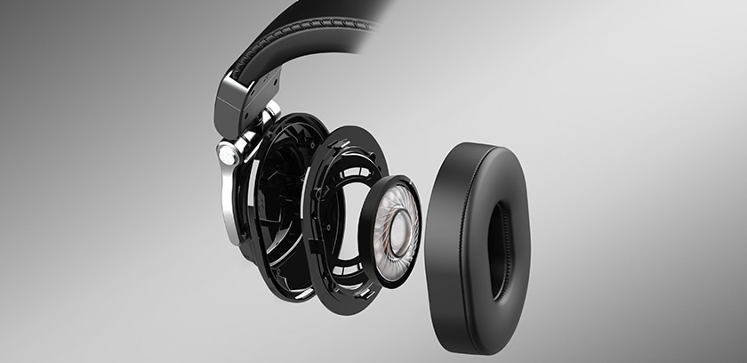 terling Audio S452 Studio Headphones Exploded View of 45mm Driver