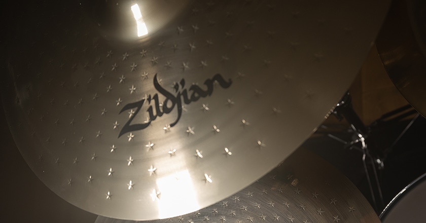Zildjian Z Custom Crash Cymbal Hammered Star Patterm