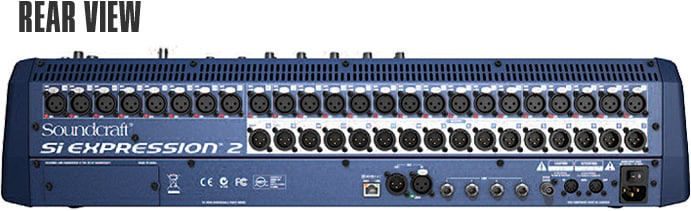 Soundcraft Mixer Rear