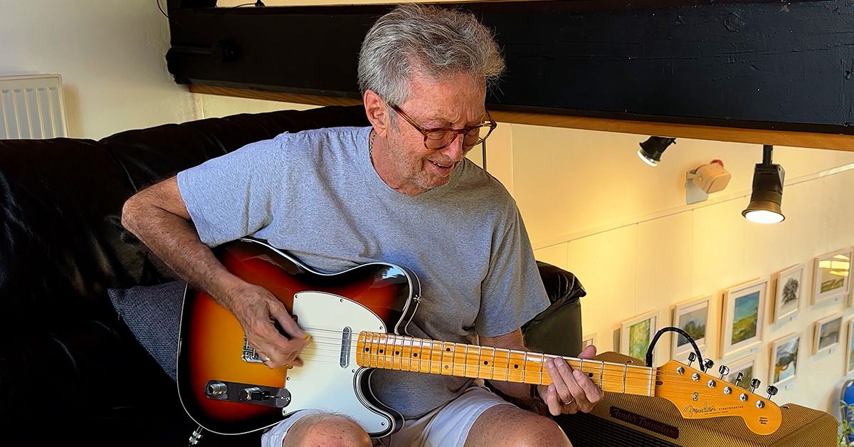 Eric Clapton Reacts to his First Look at the Fender Blind Faith Telecaster
