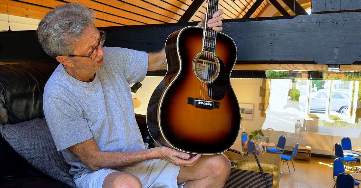 Eric Clapton Meets the New Martin Signature Guitars for the Crossroads 2026 Collection