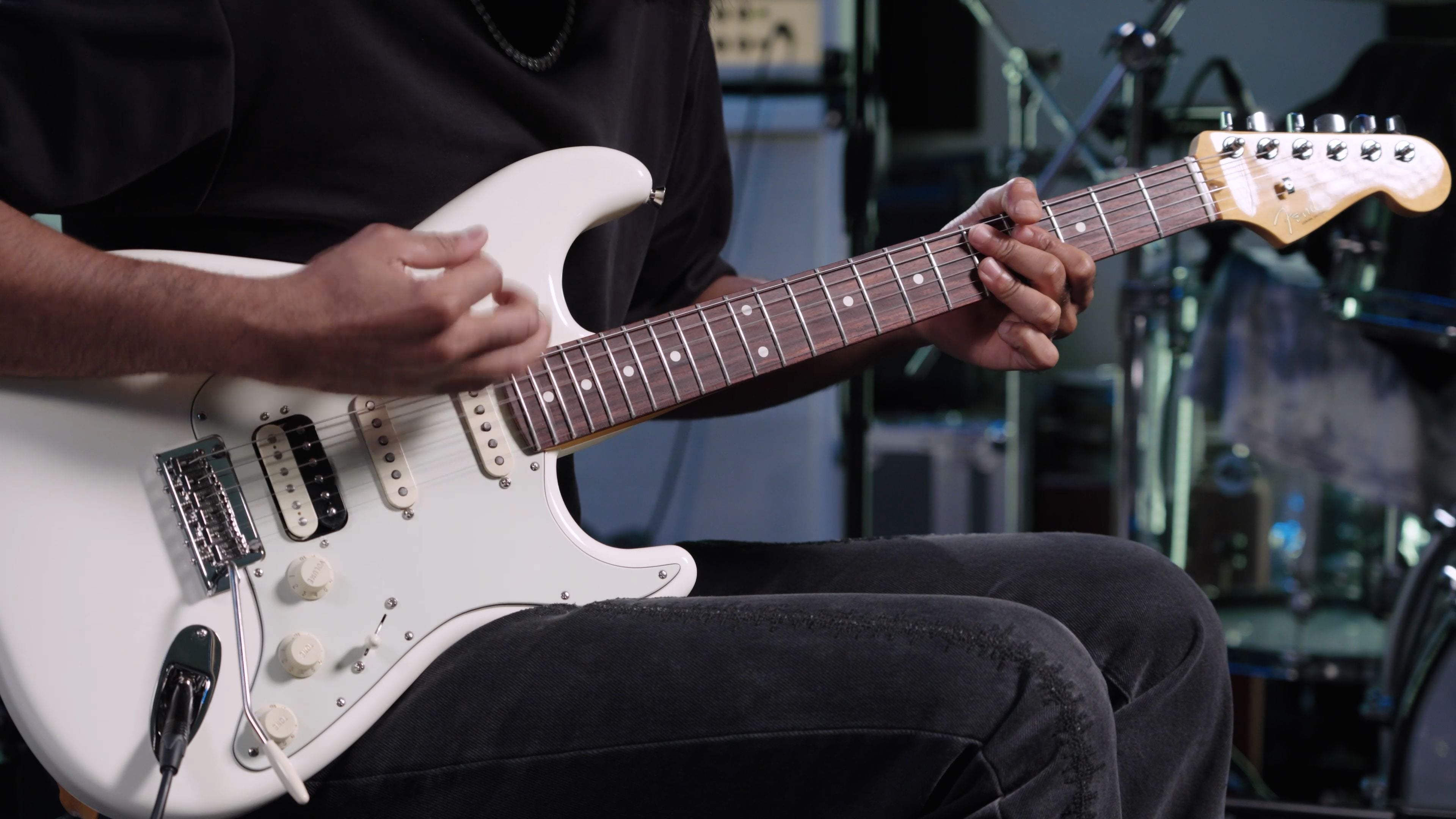 Freaky Rob on the Fender American Professional Stratocaster HSS