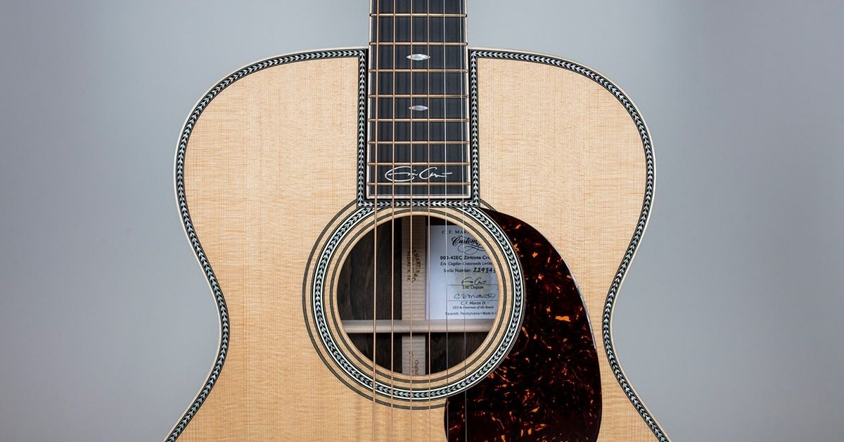 Martin 00042-EC-Z Eric Clapton Crossroads Ziricote Acoustic Guitar | Crossroads Collection