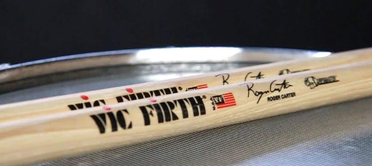 Vic Firth Corpsmaster Roger Carter Signature Marching Snare Drum Sticks