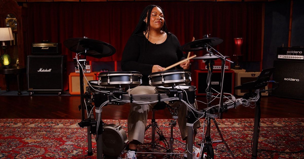 Bianca Richardson’s Essential Drum Practice Techniques on the Simmons Titan 90
