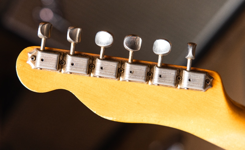 1966 Fender Telecaster in Olympic White Headstock