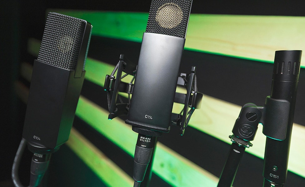 AKG C104, C114 and C151 Microphones