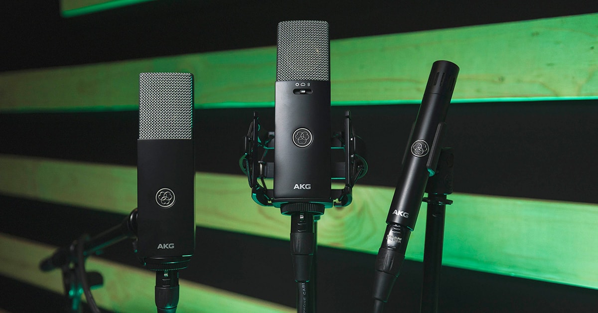 Spotlight on the New AKG C Series Microphones