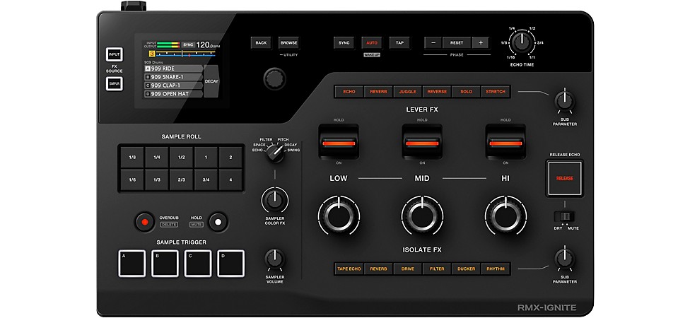 AlphaTheta RMX-IGNITE Remix Station and DJ Effects Processor