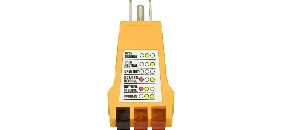 American Recorder Technologies Ground Fault Outlet Receptacle Tester 110V