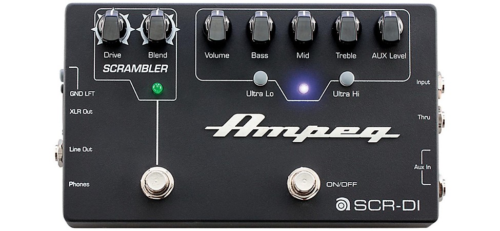 Ampeg SCR-DI Bass DI with Scrambler Overdrive