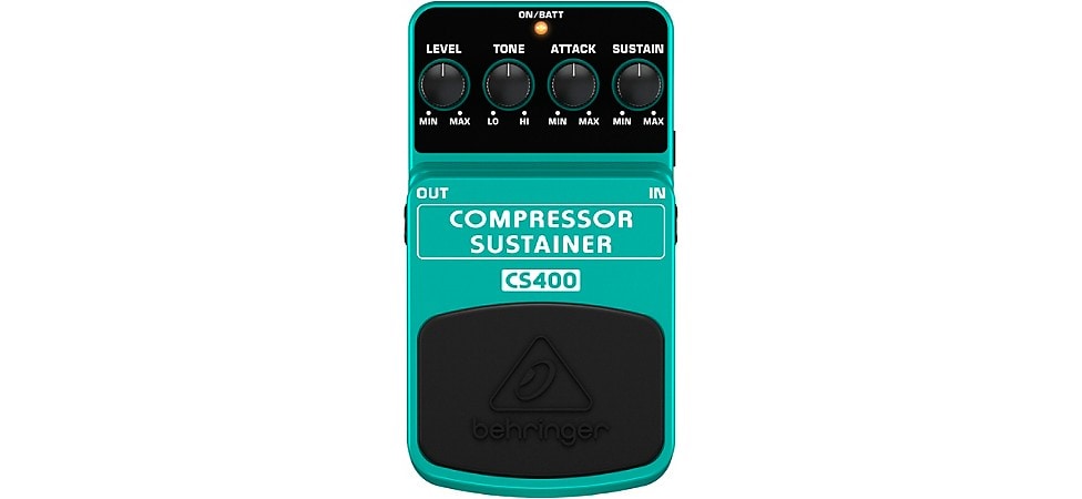 Behringer CS400 Compressor/Sustainer Guitar Effects Pedal