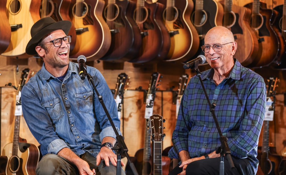 Bob Taylor and Andy Powers On-stage at Guitar Center Hollywood