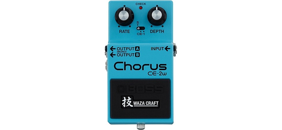 BOSS CE-2W Chorus Waza Craft Guitar Pedal