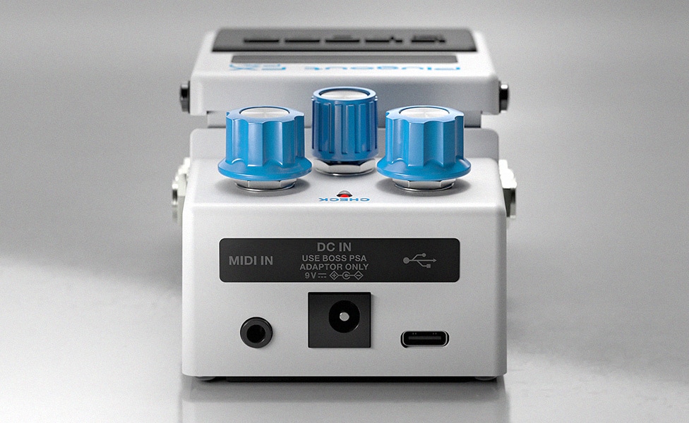 BOSS PX-1 MIDI, 9V and USB-C Inputs
