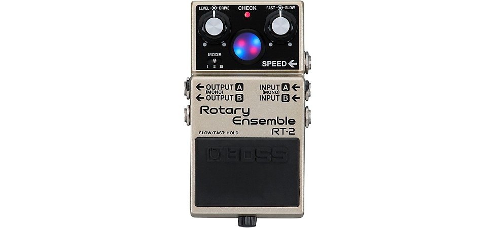 BOSS RT-2 Rotary Ensemble Effects Pedal White