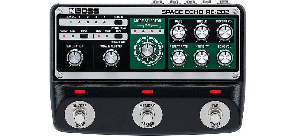 BOSS Space Echo RE-202 Delay Pedal