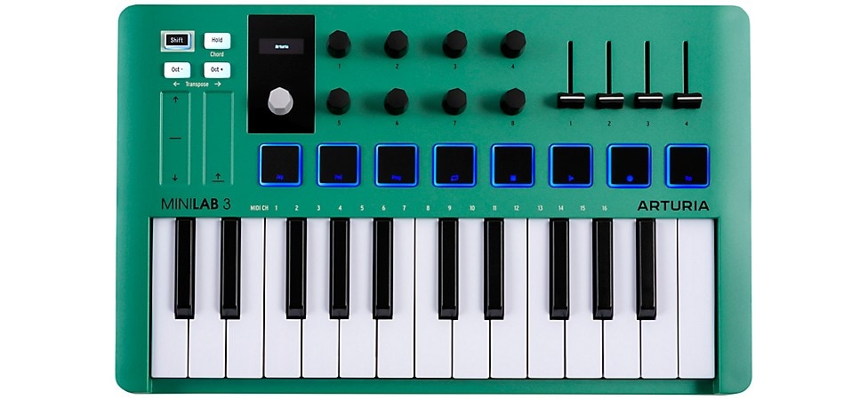 Arturia MiniLab 3 Special-Edition Mint Hybrid Keyboard Controller