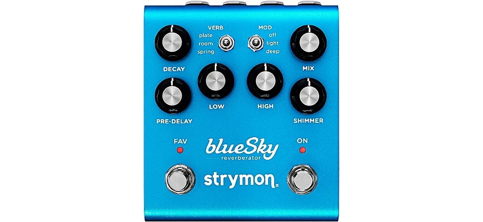 Strymon blueSky V2 Reverb Front Panel