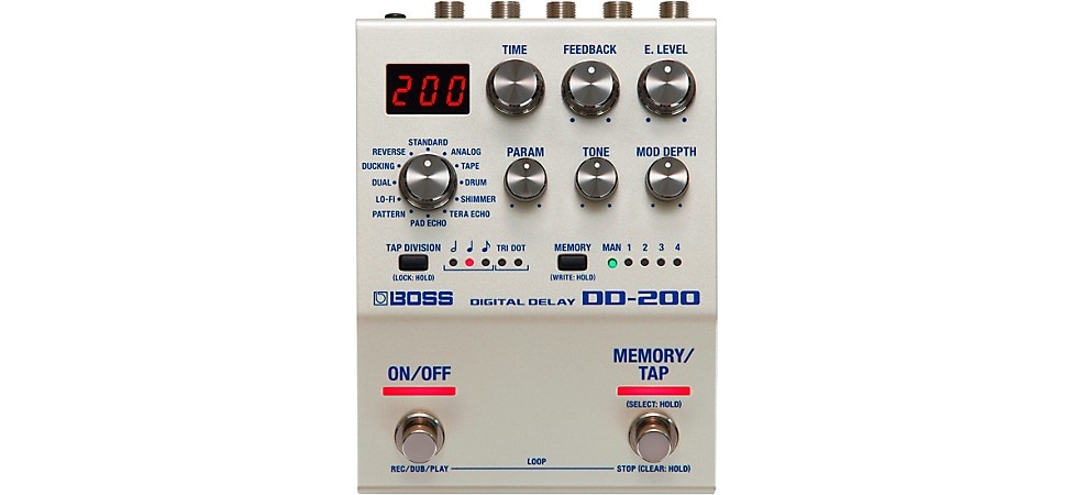 BOSS DD-200 Digital Delay Pedal