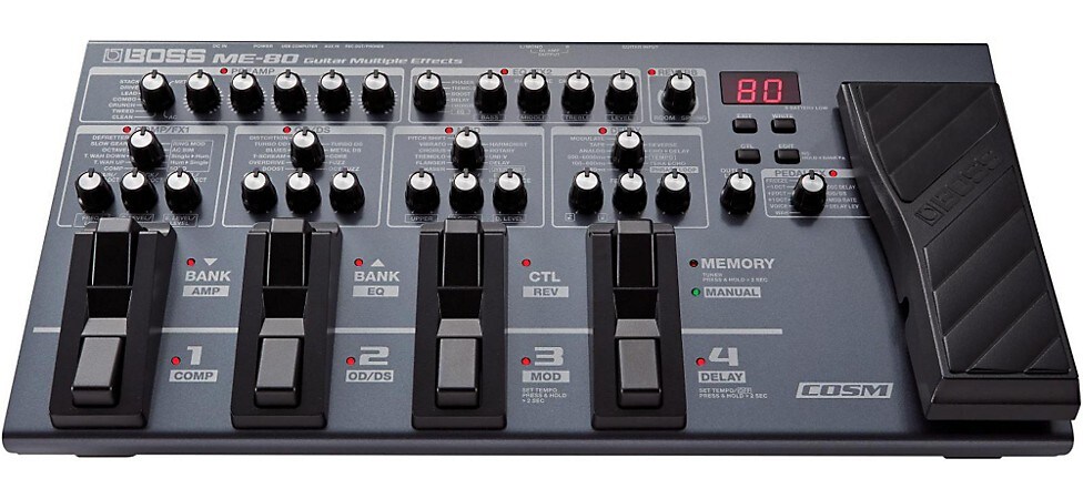 Boss ME-80 Guitar Multi-Effects Pedal