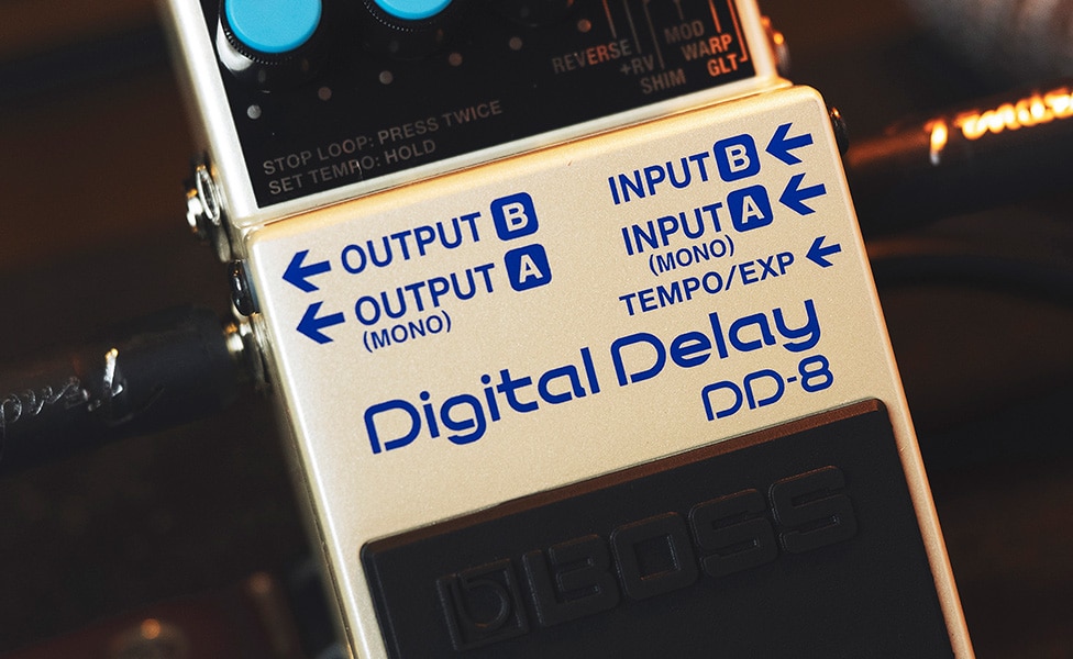 BOSS DD-8 Digital Delay Effects Pedal Logo