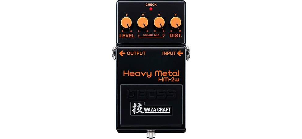 BOSS Waza Craft HM-2W Heavy Metal Distortion Effects Pedal