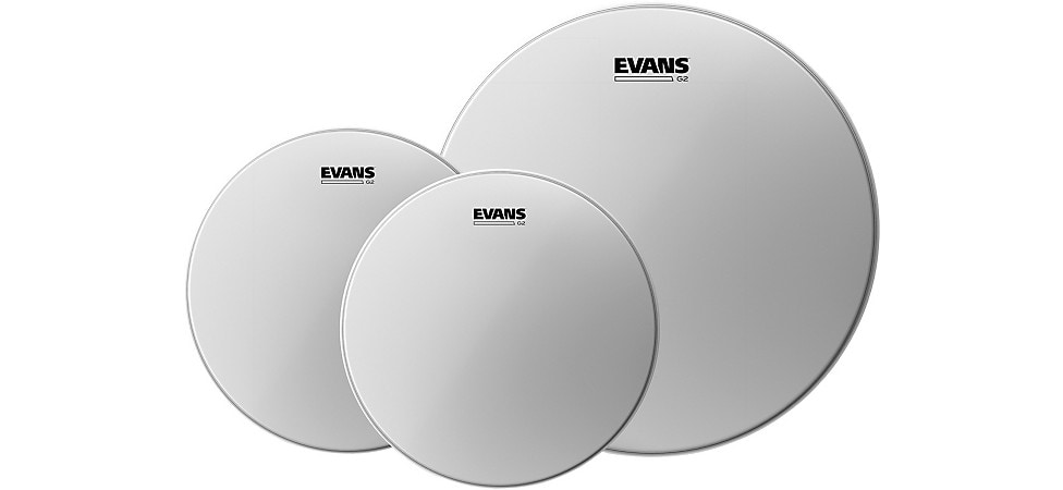 Evans G2 Coated Drum Head Pack