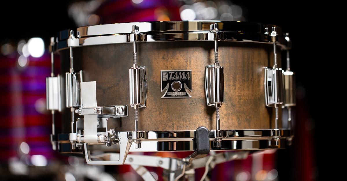 TAMA Bell Brass Snare Drum Reissue: "The Terminator" Returns