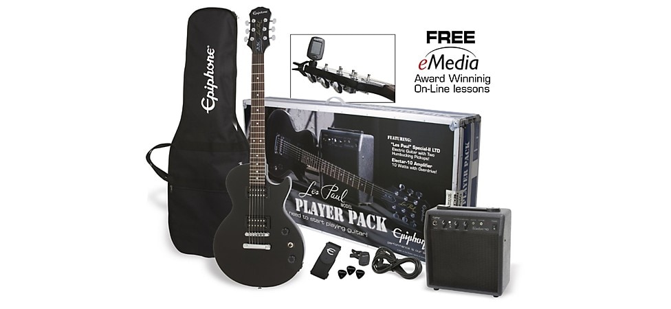 Epiphone Les Paul Electric Guitar Player Pack