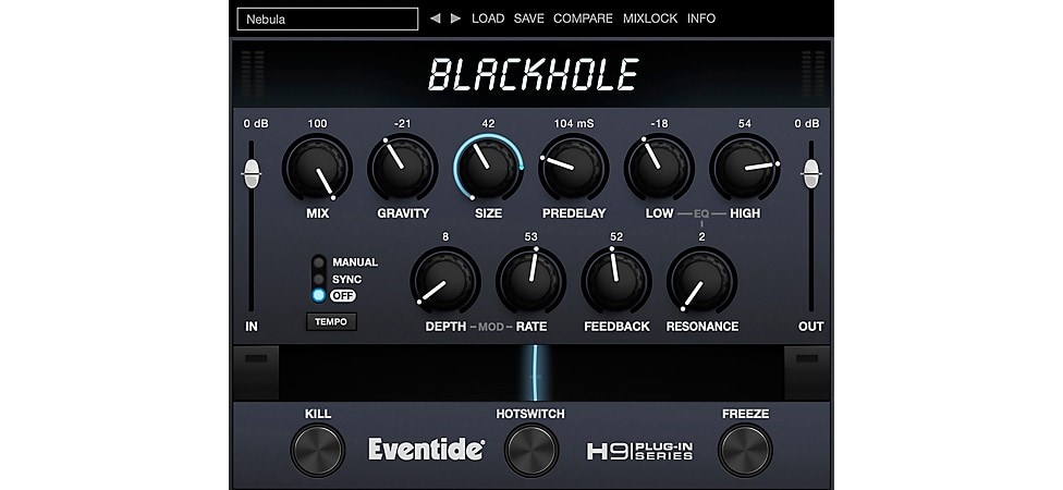 Eventide Blackhole Reverb Plug-In