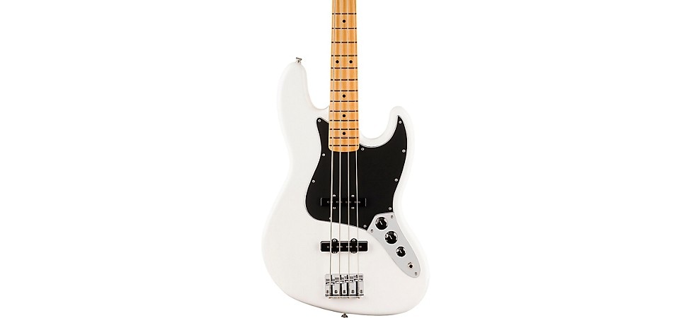 Fender Player II Jazz Bass with Maple Fingerboard in Polar White
