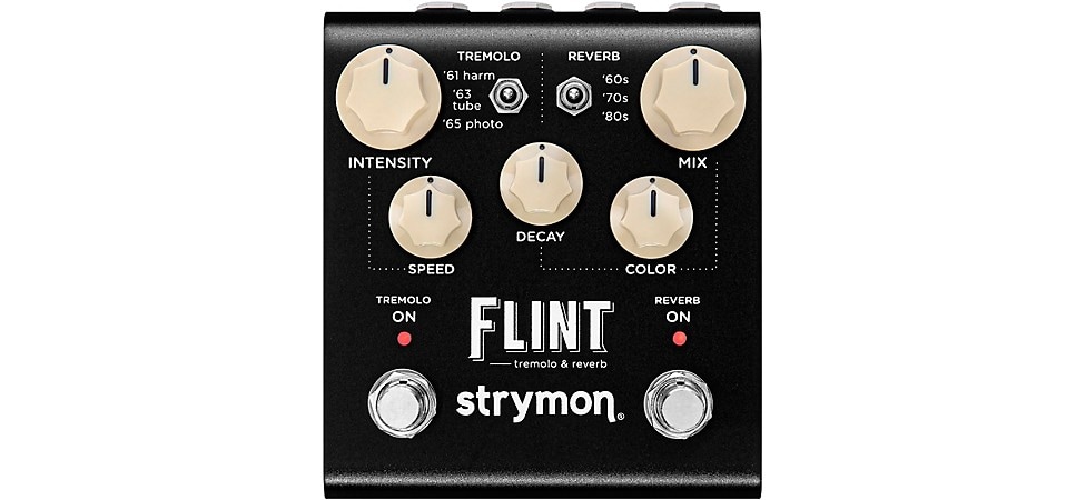 Strymon Flint V2 Tremolo & Reverb Front Panel