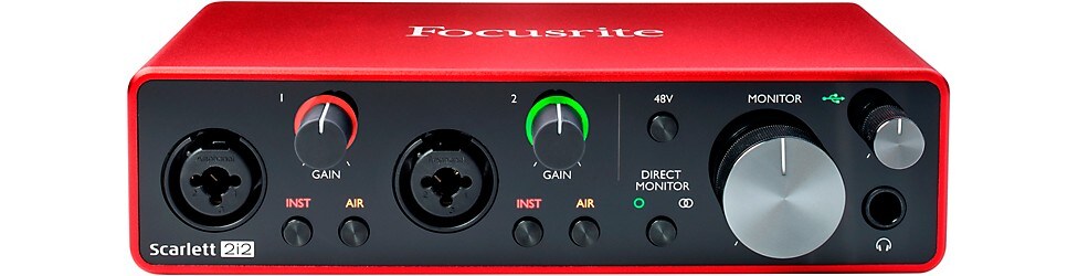 Focusrite Scarlett 2i2 Gen3 Audio Interface