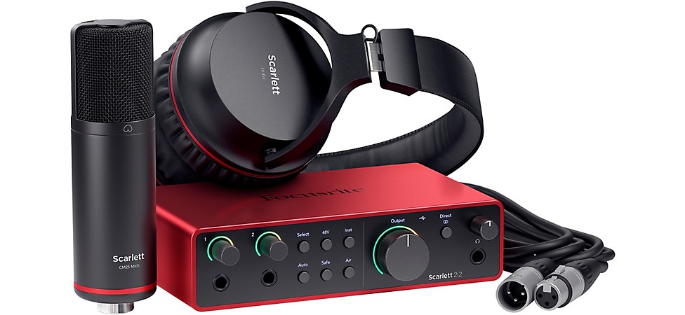 Focusrite Scarlett 2i2 Studio Pack Gen 4