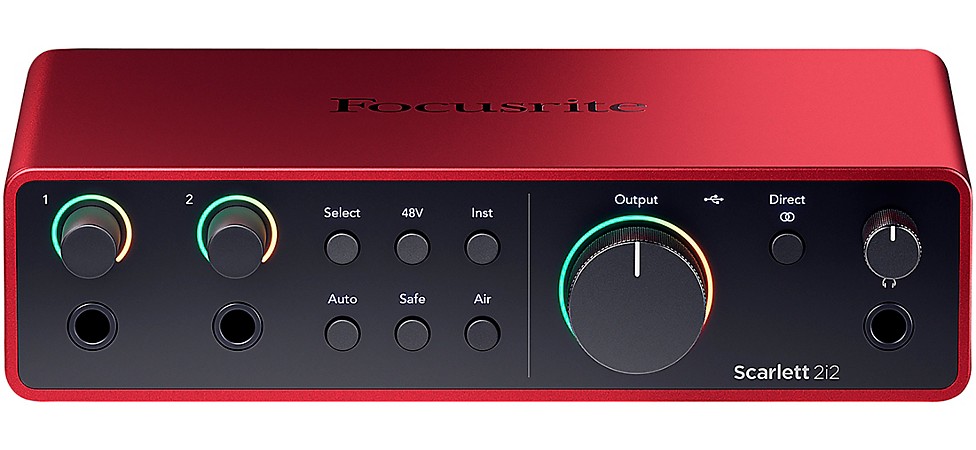 Focusrite Scarlett 2i2 Gen 4 Audio Interface