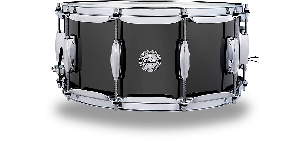 Gretsch Drums Black Nickel Over Steel Snare Drum