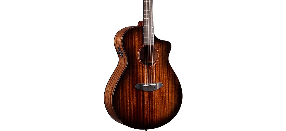 Breedlove Organic Wildwood Pro CE All-African Mahogany Concert Acoustic-Electric Guitar Suede