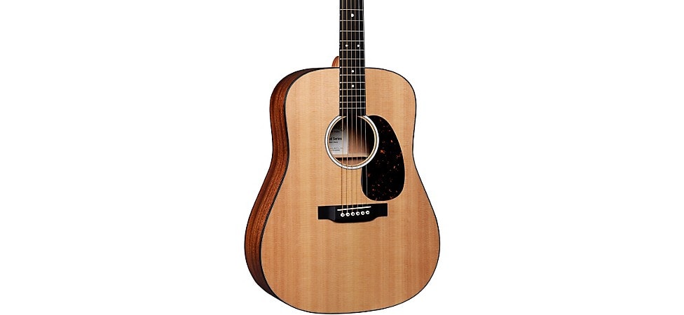 Martin D-10E Road Series Dreadnought Acoustic-Electric Guitar Natural