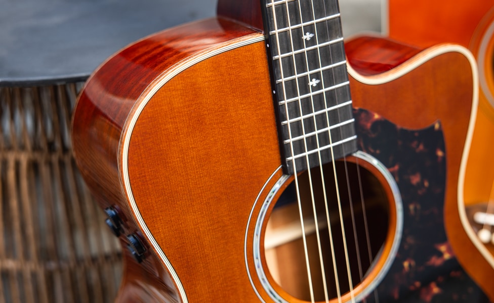 Yamaha AC3M DLX A-Series Concert Acoustic-Electric Guitar in Sand Burst